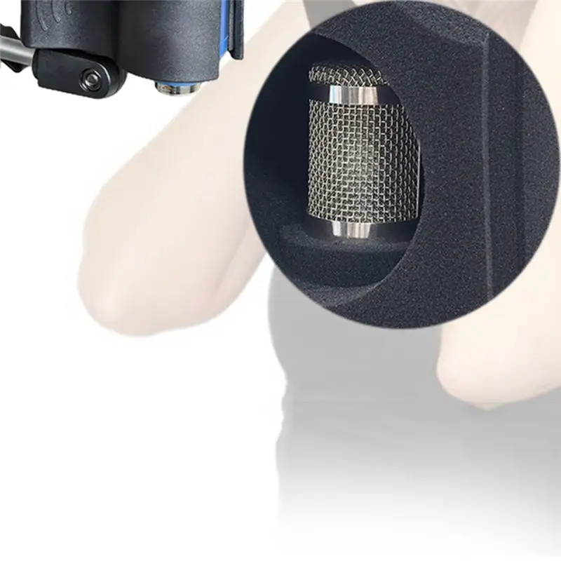 A69P-C5 Microphone Wind Shield Acoustic Filter Professional Condenser Mic Studio Sponge Soundproof Protection Cover