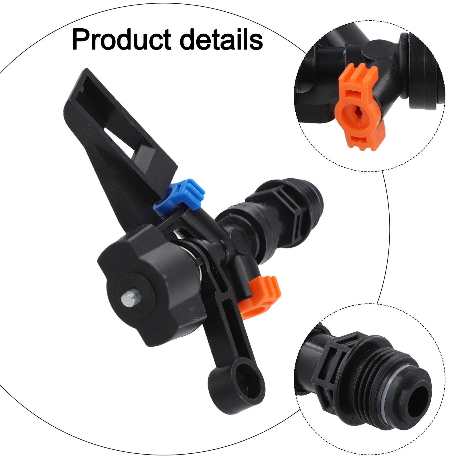 Outdoor Watering Rocker Sprinkler Efficient Water Usage Solution Customizable Spray Radius Efficient Water Usage