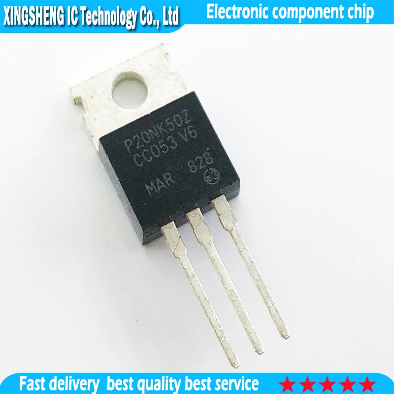 10pcs/lot P20NK50Z STP20NK50Z TO-220 500V 17A