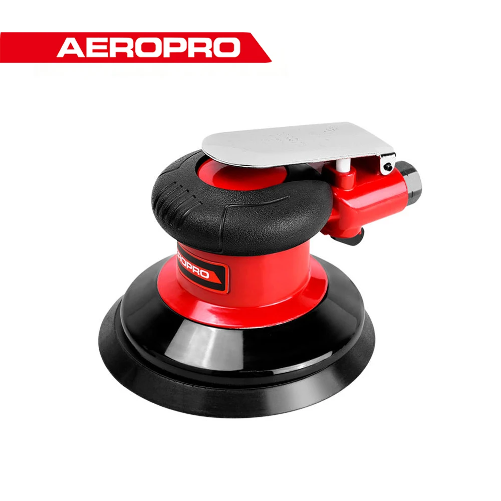 AEROPRO AP7335 5 Dual Action Random Orbital Sander 12000RPM 5mm Orbit Pneumatic Palm Sander for Car Furniture Metal Polishing