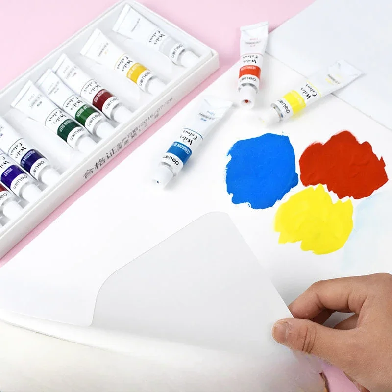 Tearable Color Paper Water Powder Book Oil Painting Acrylic Painting Disposable Color Palette Without Washing Painting Supplies image 4