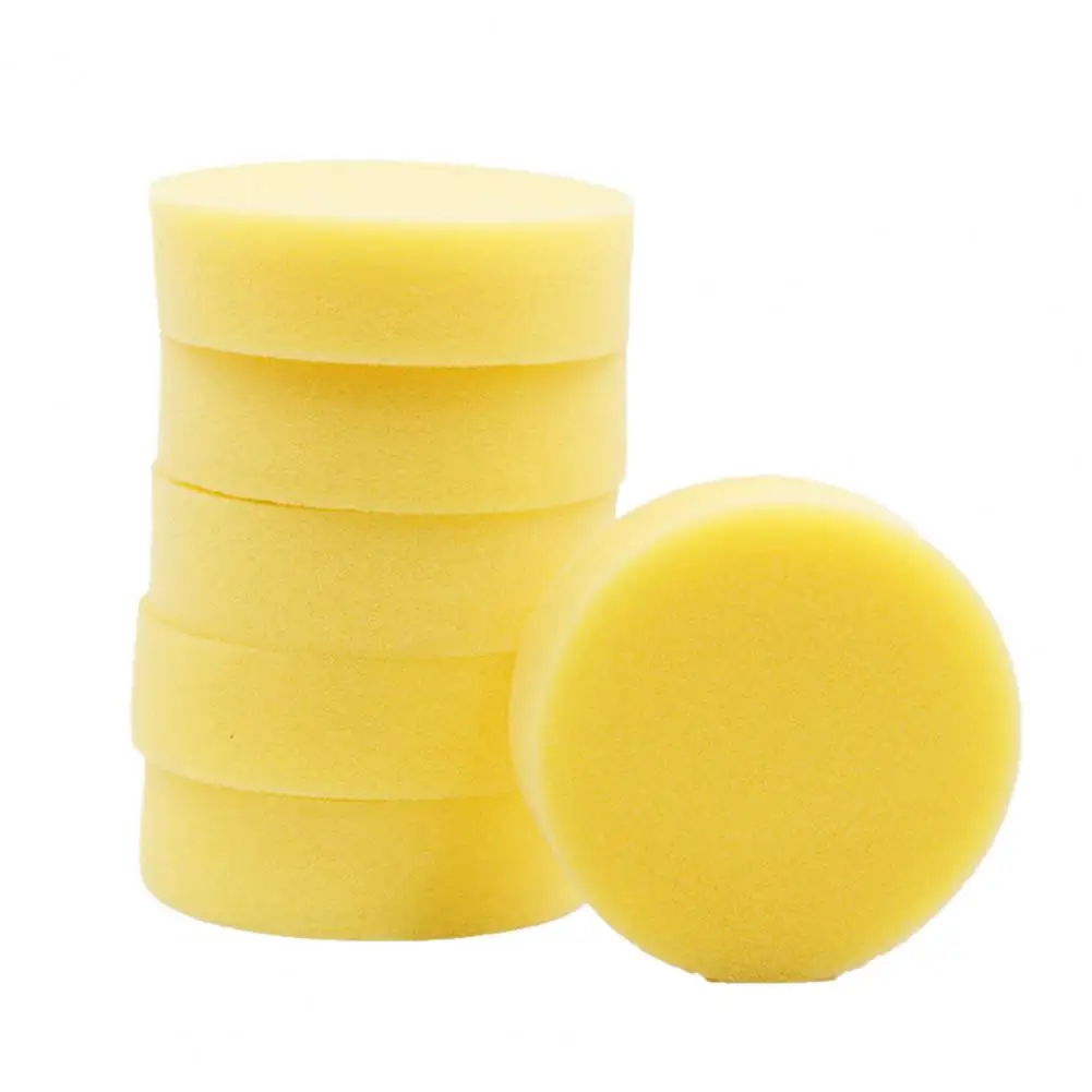 

Lightweight Car Cleaning Sponge Hand Tool Durable Wax Applicator Cleaning Detailing Pad Easy to Apply Waxing Sponge for Car