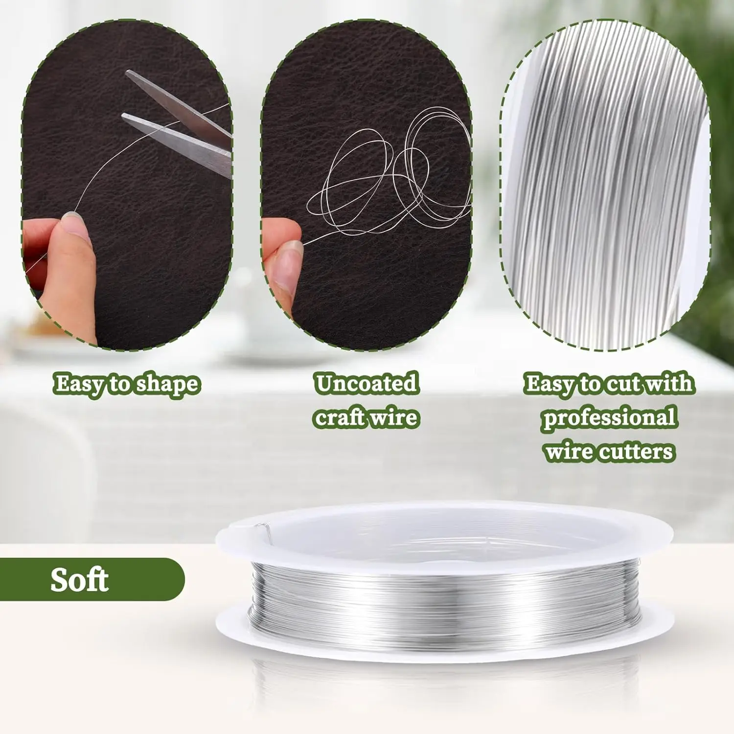 0,2-0,6mm Weiche Edelstahl Draht Perlen Draht Blei DIY Neue Chinesische Stil Armband Halskette Schmuck Material Zubehör