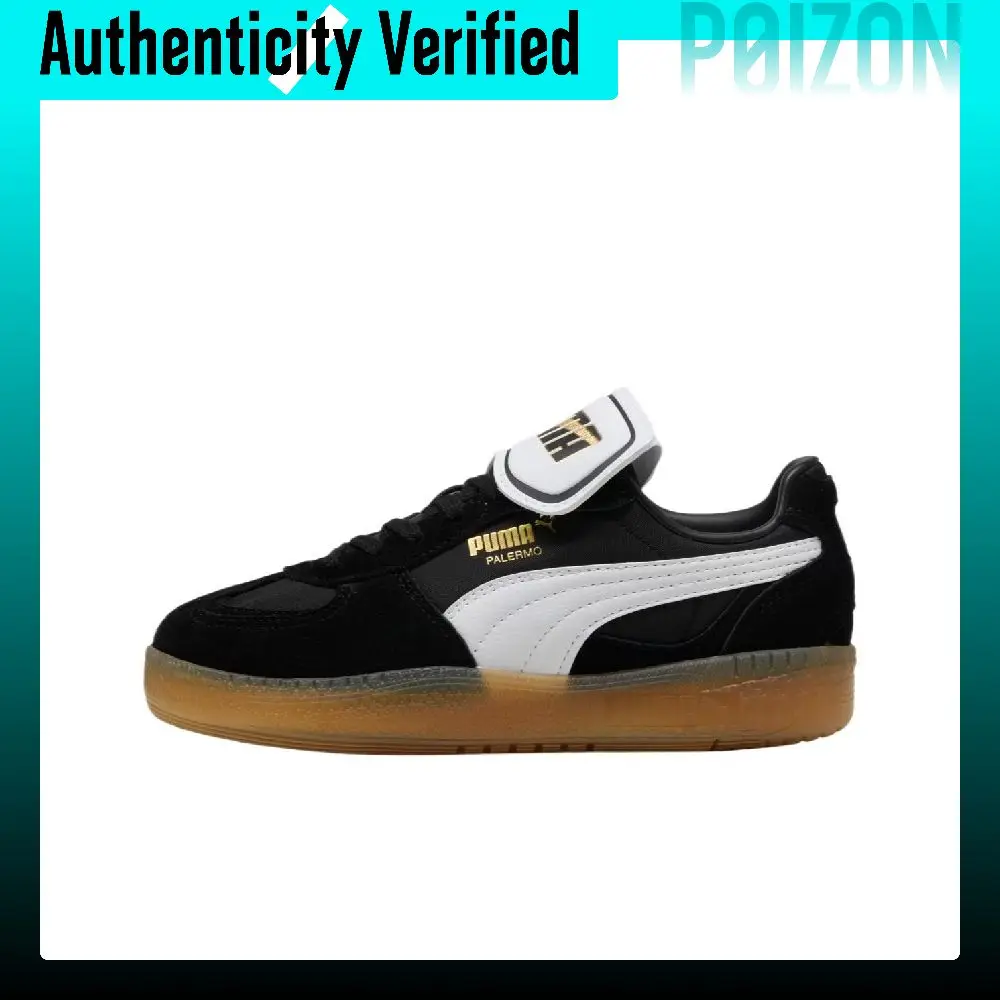PUMA Palermo Moda Low top German Army Trainers Women's Black White 401679-04