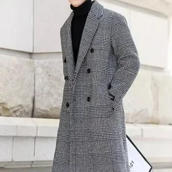 Overcoat Jacket for Men Windbreaker Cold Buttons Man Coat New In Original Brands Cheap Clothes Offer High Quality Harajuku Sale