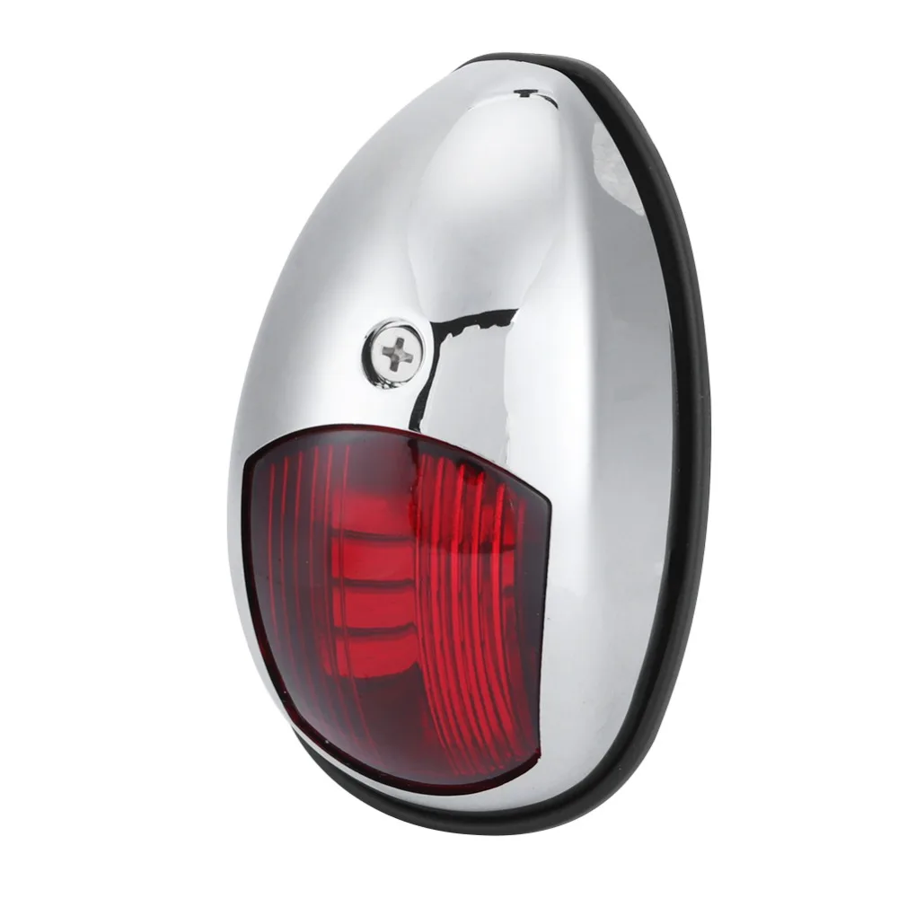 1Pair Professional 12V LED Marine Navigation Light PC Red Port Lamp Green Starboards Light For Jon Boats