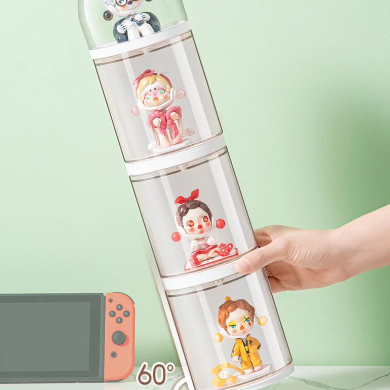 Transparent Blind Box Storage Display Handmade Doll Organizer Frame Wall Mounted Wall Cabinet