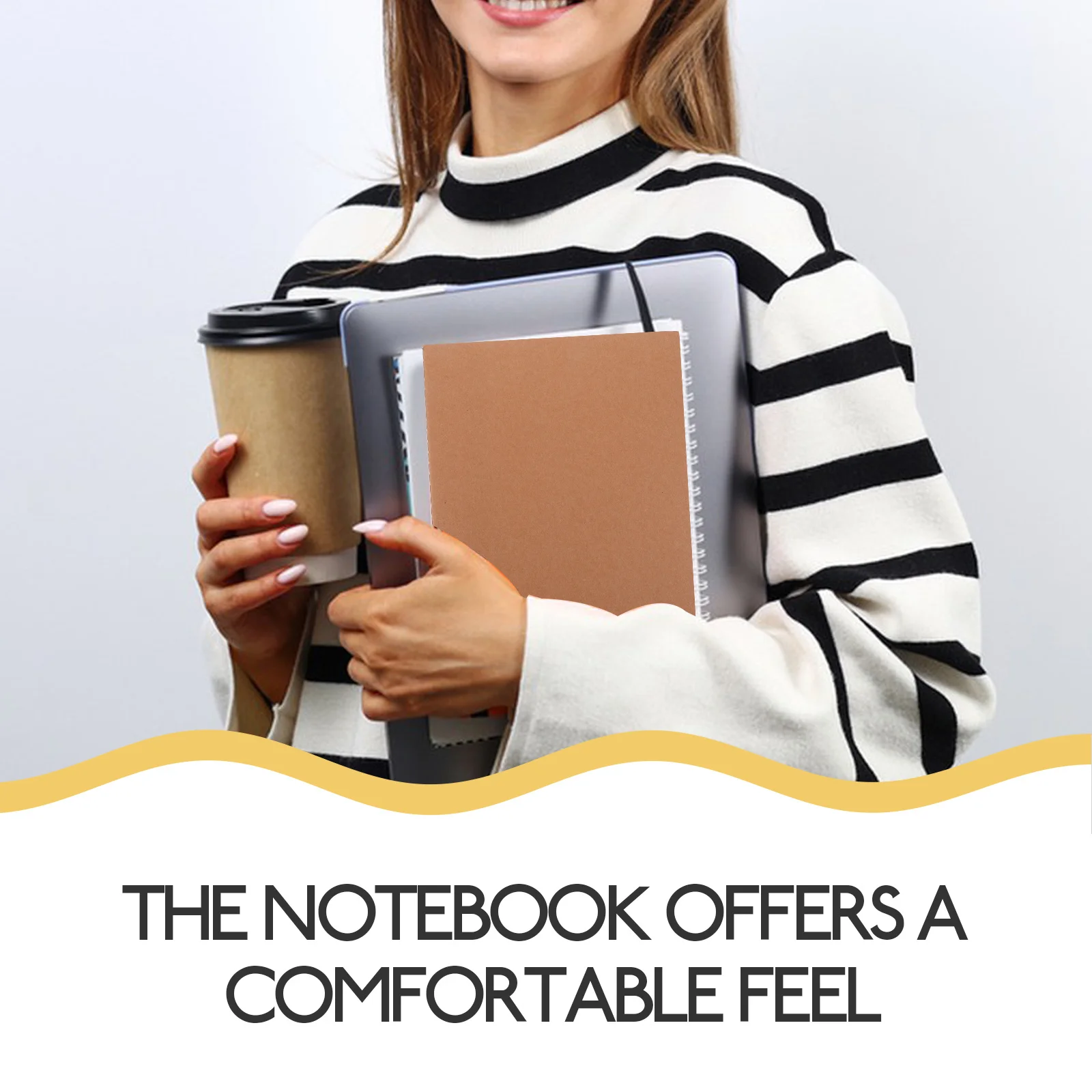 5 قطعة دفتر كرافت فارغ A4 غير المبطنة ورقة رسم مجلة رسم اللوحة كتاب 36 ورقة مدرسة السفر العمل لوحة الرسم #5