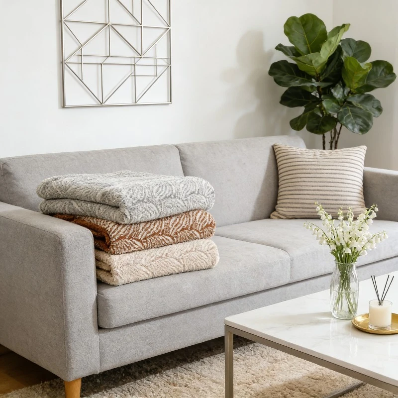 

Полуфлисовое одеяло для дивана, вязаное одеяло, одеяло с кондиционером, офисное плюшевое одеяло с цветком, ленивое одеяло