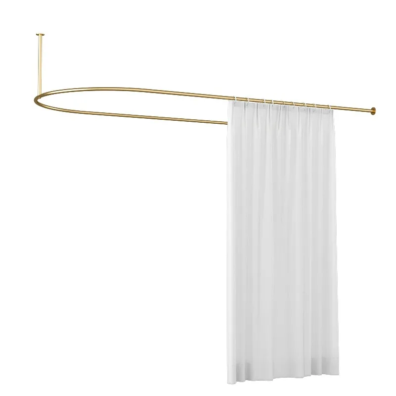 U-shaped fitting rod beauty salon beauty bed iron bar health salon physiotherapy bed curtain support frame