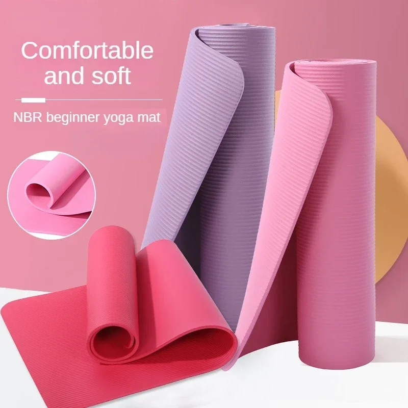 Non-Slip Thickened Yoga Mat, 8-15mm Thickness, Sports Practice Mat, Yoga Pilates, Gymnastic Mat, Fitness Equipment