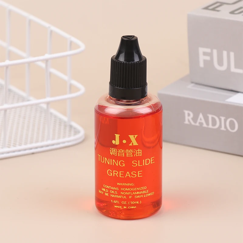 50ml Trombone Valve Lubricant - Suitable for Trumpets & Tubas, Brass Instrument Oil for Smooth Part Operation & Cleaning