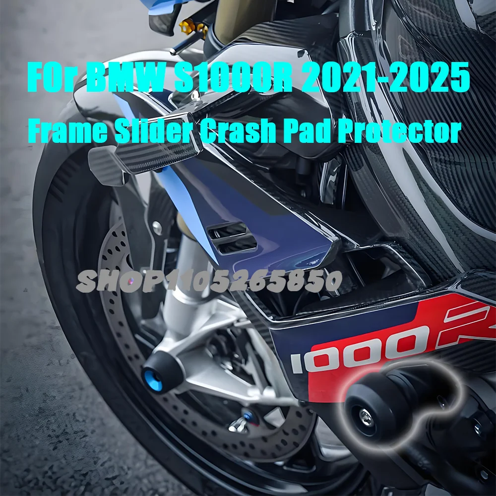 

Новинка для BMW S1000R 2021 2022, ползунки для рамы мотоцикла, защитная накладка, защита от падения, клей, защита от падения, набор накладок 2021-2025