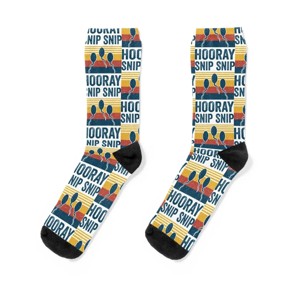 

Funny Vasectomy Snip Snip Hooray Retro T-ShirtFunny Vasectomy Snip Hooray Retro Gag Socks Crossfit Designer Man Socks Women's