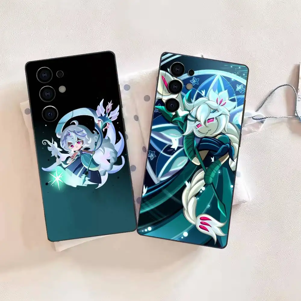 warm K-Cookie Run Kingdom game  Soft Black Phone Case for Samsung S26,25,24,21,22,21,20,10,9,8,7,6Ultra,Plus,Fe, Lite
