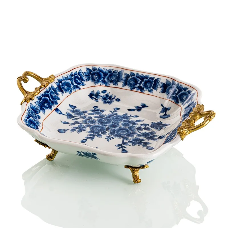 

Unique Ceramic Plates Shaped Dining Table Multifunctional Elegant Plates Pretty Japanese Bandejas Decorativas De Lujo Room Decor
