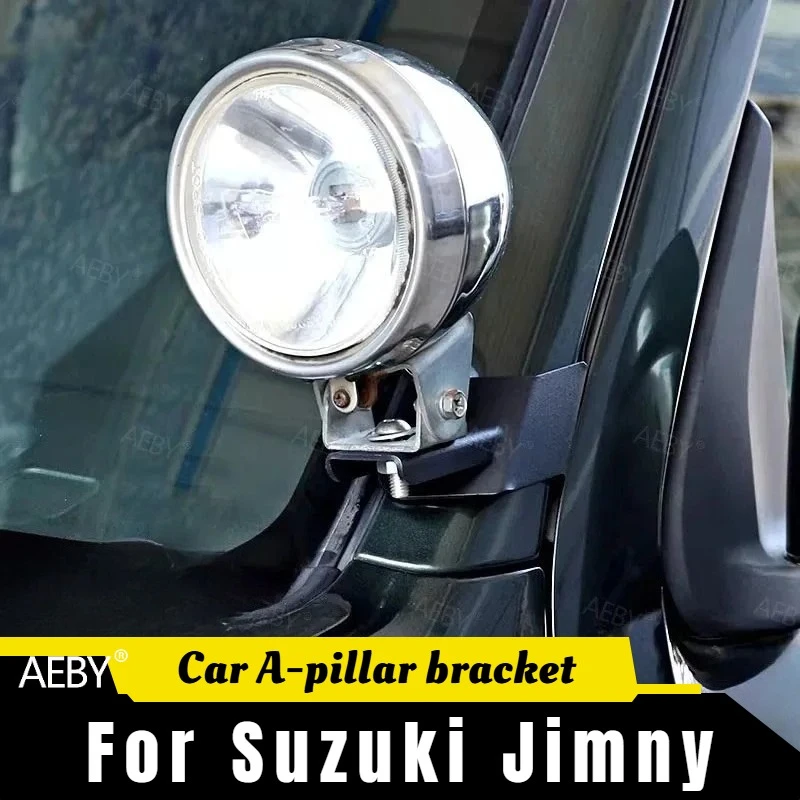 

For Suzuki Jimny 2007-2017 A-pillar spotlight bracket,A-pillar spotlight antenna bracket,Antenna dual bracket,Accessories
