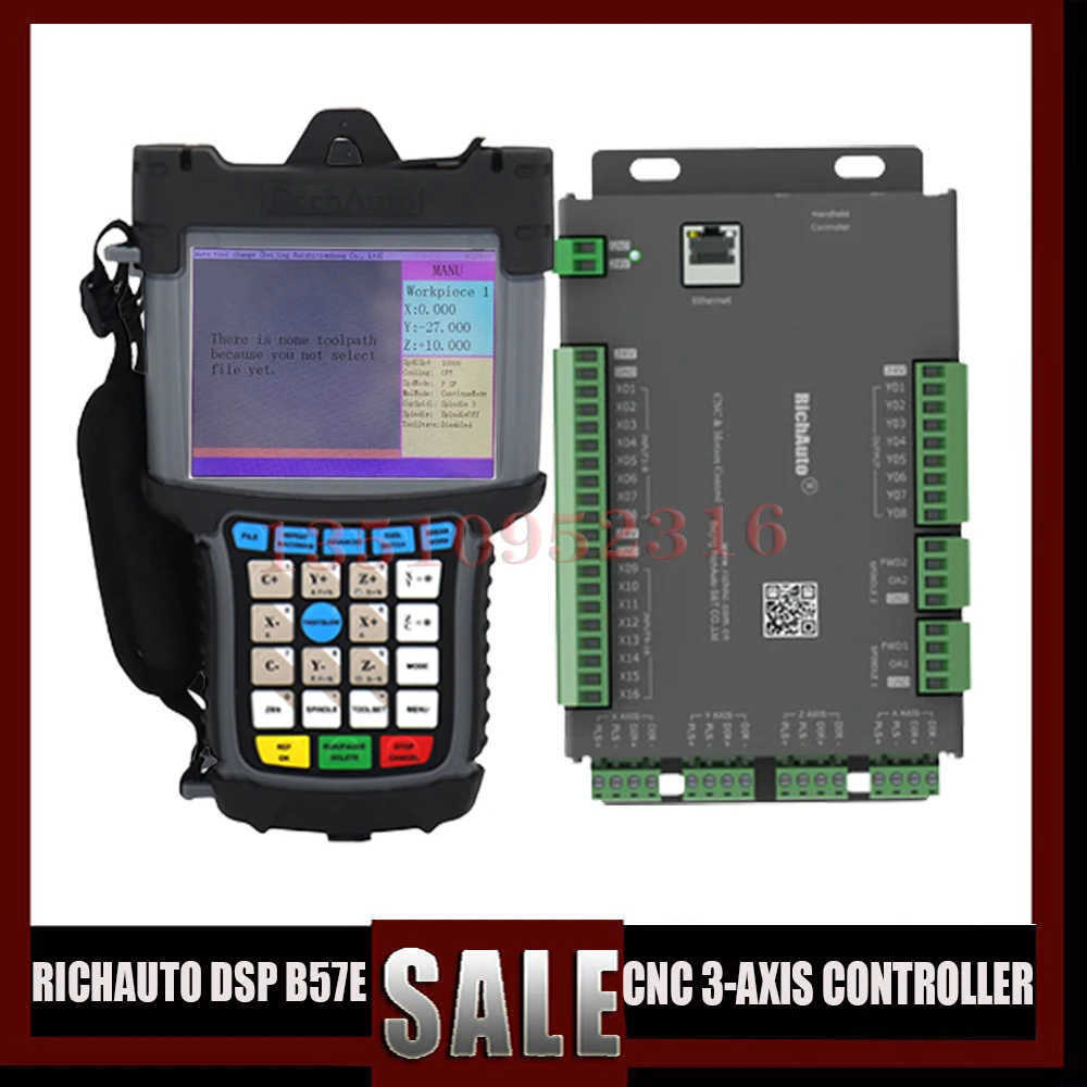 

Newest Cnc Richauto Dsp B57e Cnc Controller 3 Axis Atc Machine Controller For Auto Tool Linear Tool Cnc Machine