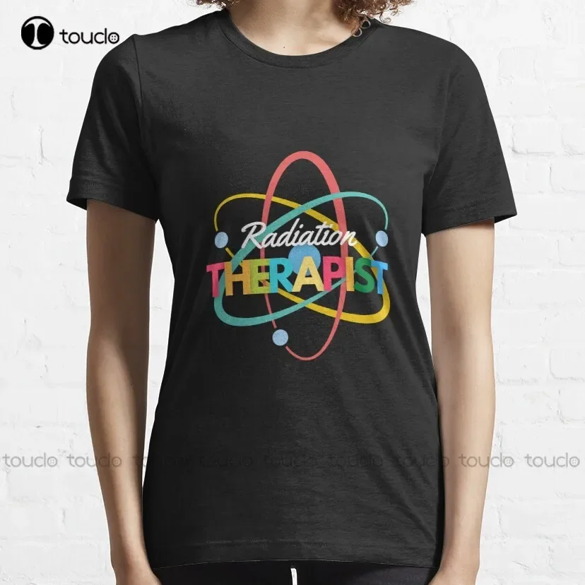 Radiation Therapist Atom Classic T-Shirt Athletic Shirts For Men Custom Aldult Teen Unisex Digital Printing Tee Shirt Xs-5Xl