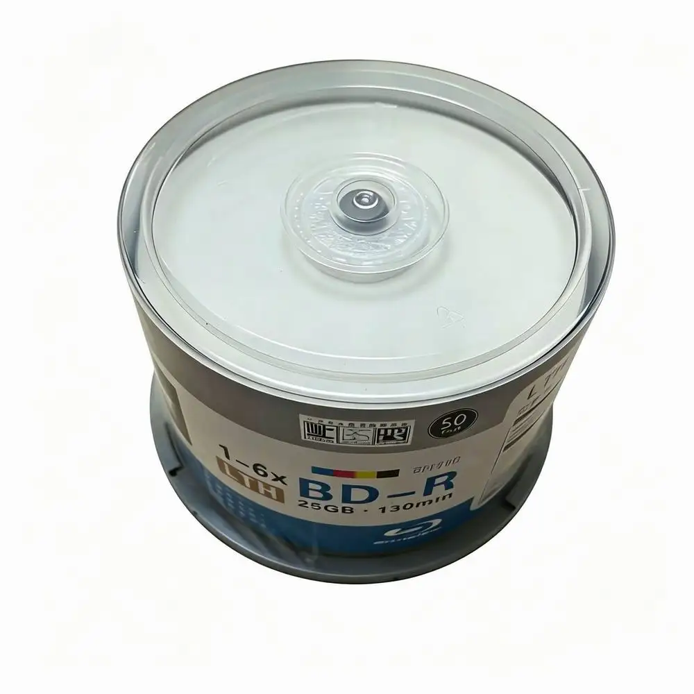 Golden Blu Ray Disc 25GB Bluray Disc BDR BD-R 25G 130Min 6X 50 Stück/Packung