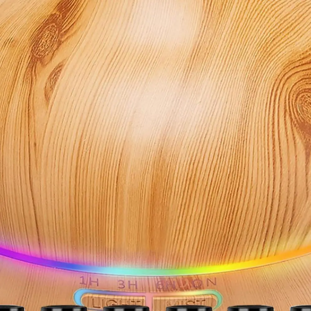 Large Cool Mist Humidifier with Ambient LED Light, Auto Shut-Off, Perfect for Home, Office, Bedroom