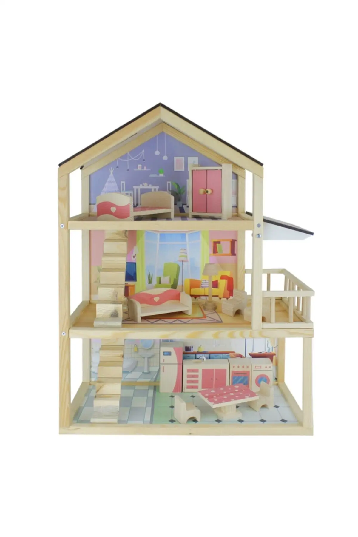 Ev17 Natural Tree Child Play House