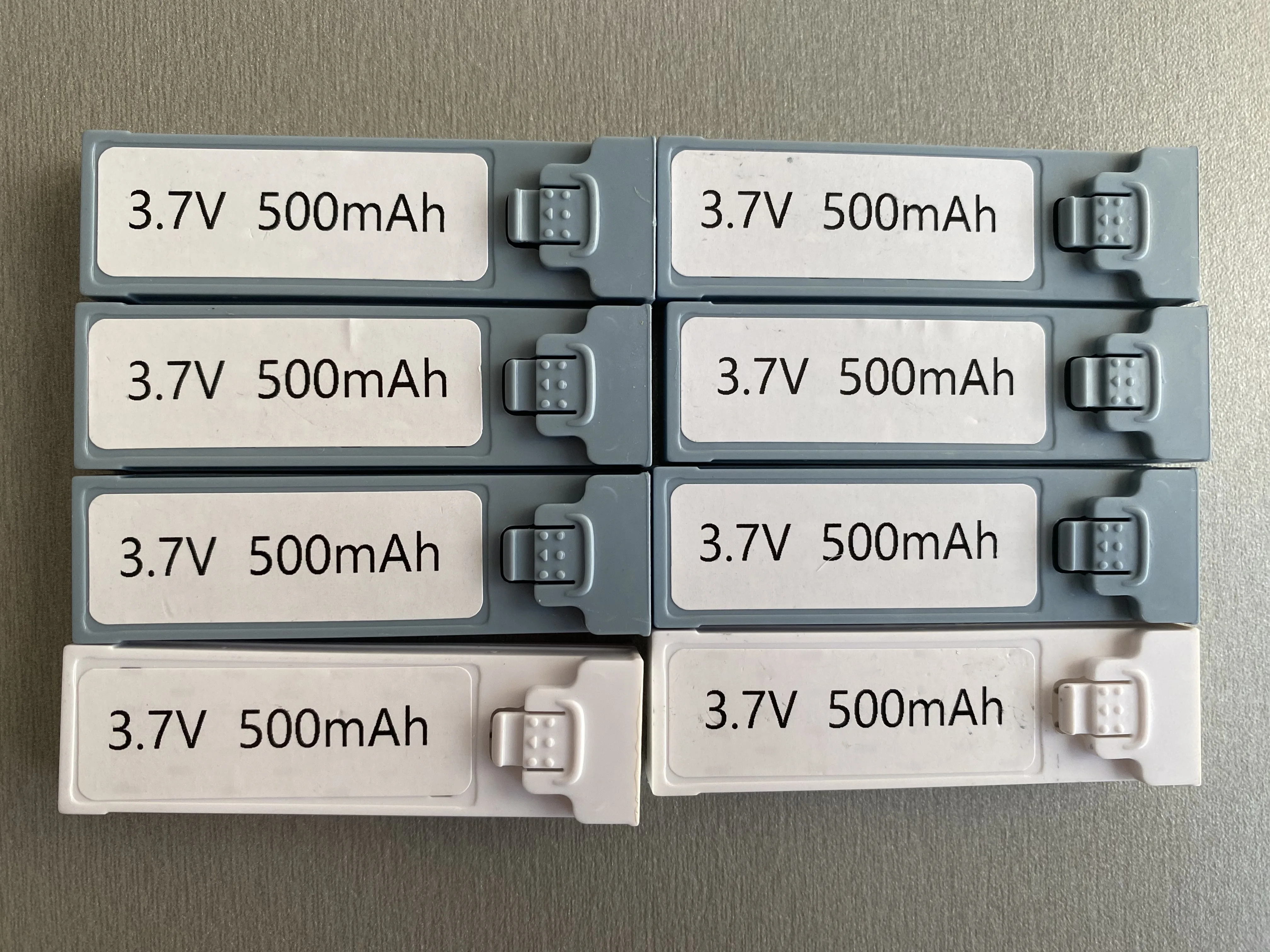 بطارية ليثيوم أصلية لطائرة JHD JJJRC صغيرة بدون طيار ، أجزاء طائرة بدون طيار H107 ، 500mAh