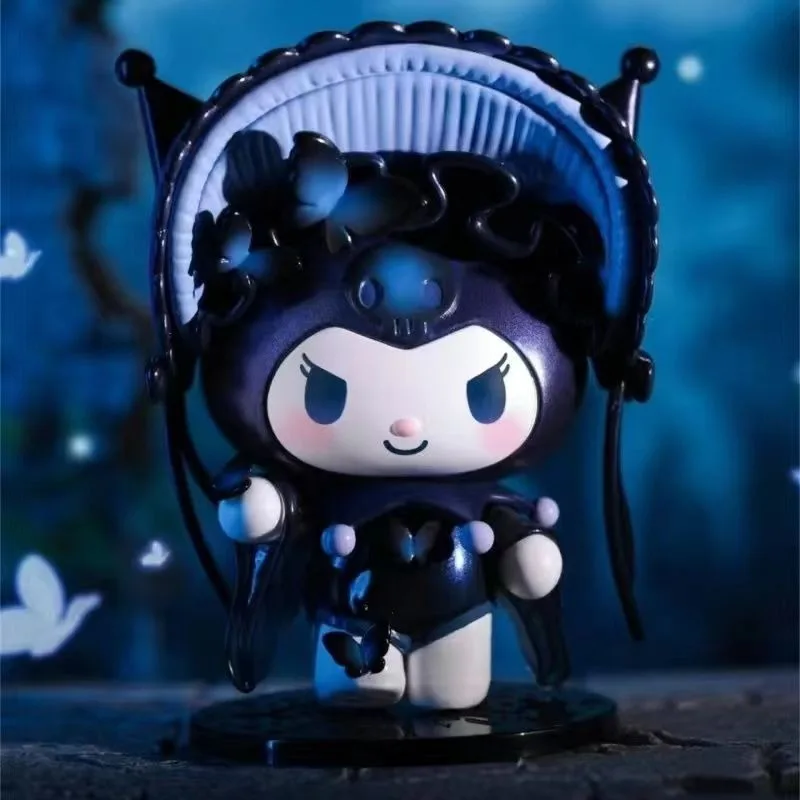 Sanrio Anime Cartoon Kuromi Witch's Day Series Blind Box, muñeca periférica de moda, decoración de escritorio, regalo de cumpleaños