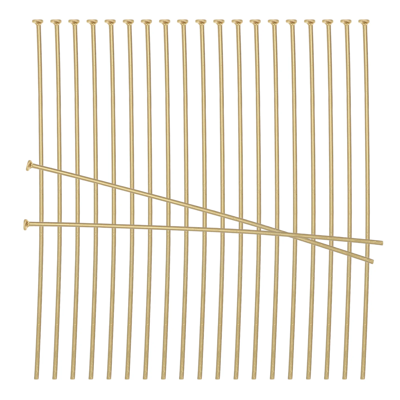 

50pcs T-Shaped Pins Stainless Steel Flat Headpins for Jewelry Making Necklaces Earrings Earring Pin DIY Accessories