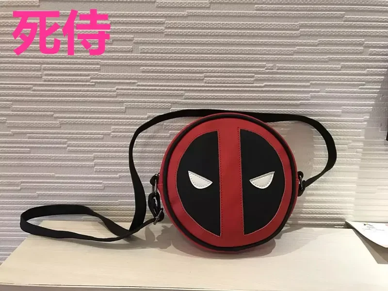 Deadpool Students Boys and Girls One-shoulder Straddle Phone Clutch Chest Bag Casual Outdoor Fashionable Satchel Canvas Handbag