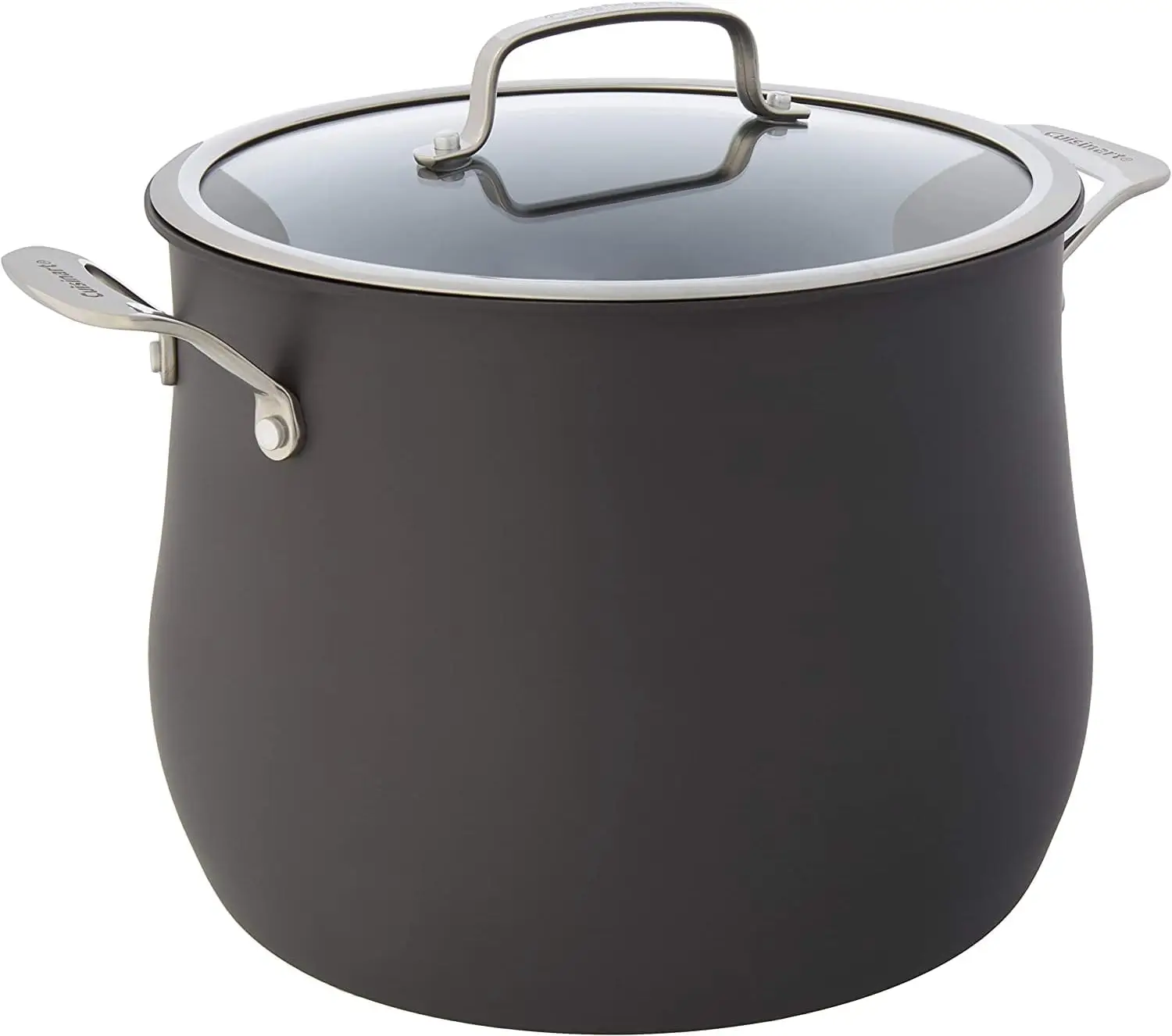 

12-Quart Stockpot, Hard Anodized Contour Stainless Steel w/Cover