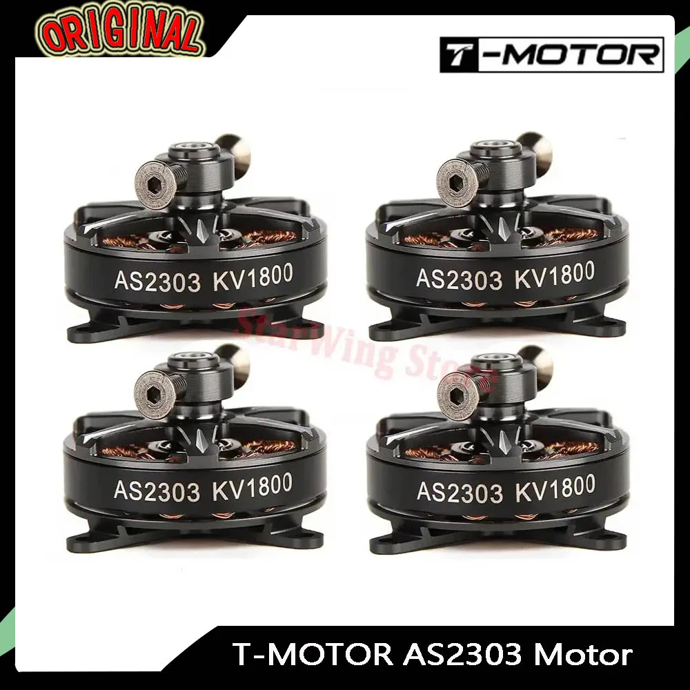 

T-Motor AS2303 Short Shaft Brushless Motor (1500KV/1800KV/2300KV) for Indoor FPV Racing Fixed Wing RC Plane