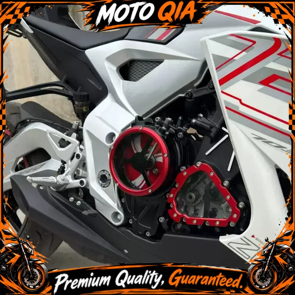 Aftermarket transparent clutch side cover / timing sprocket cover / decorative right-front cover for ZONTES 703RR/R/F