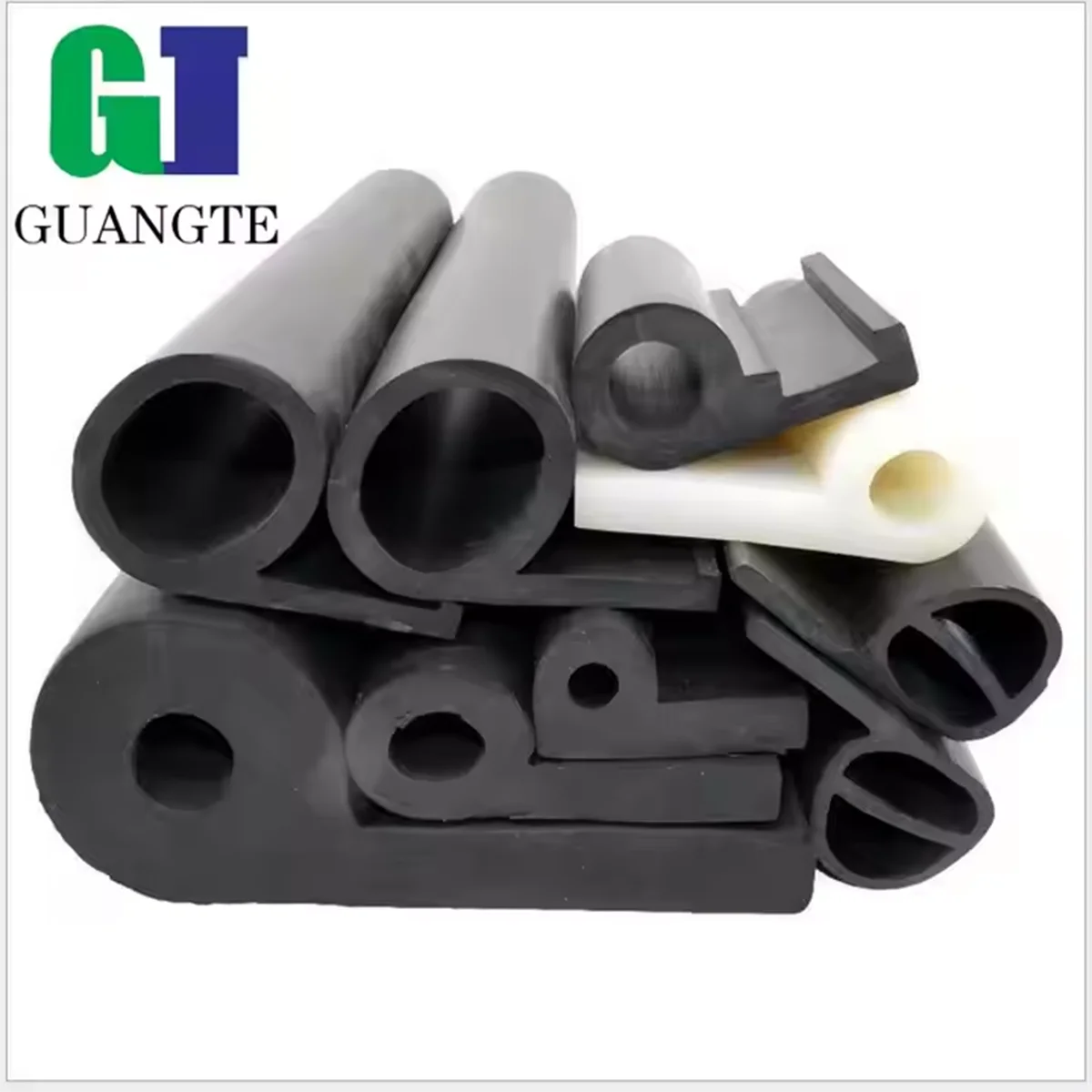 

1M Black Door P Shape Sealing Strip High Temperature Oven Steam Door Window Rubber Foamed Rubber Bar Weatherstrip Parts 9-Type