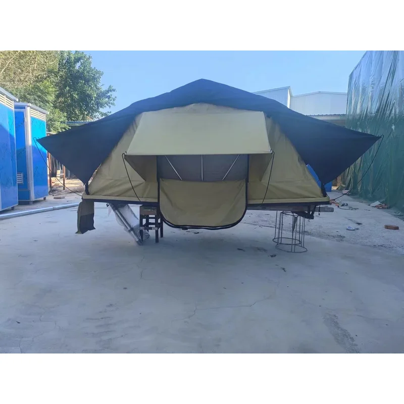 

High Quality 2-4 Person 4x4 Offroad Waterproof Foldable Soft Shell Roof Top Tent Outdoor Camping Travel