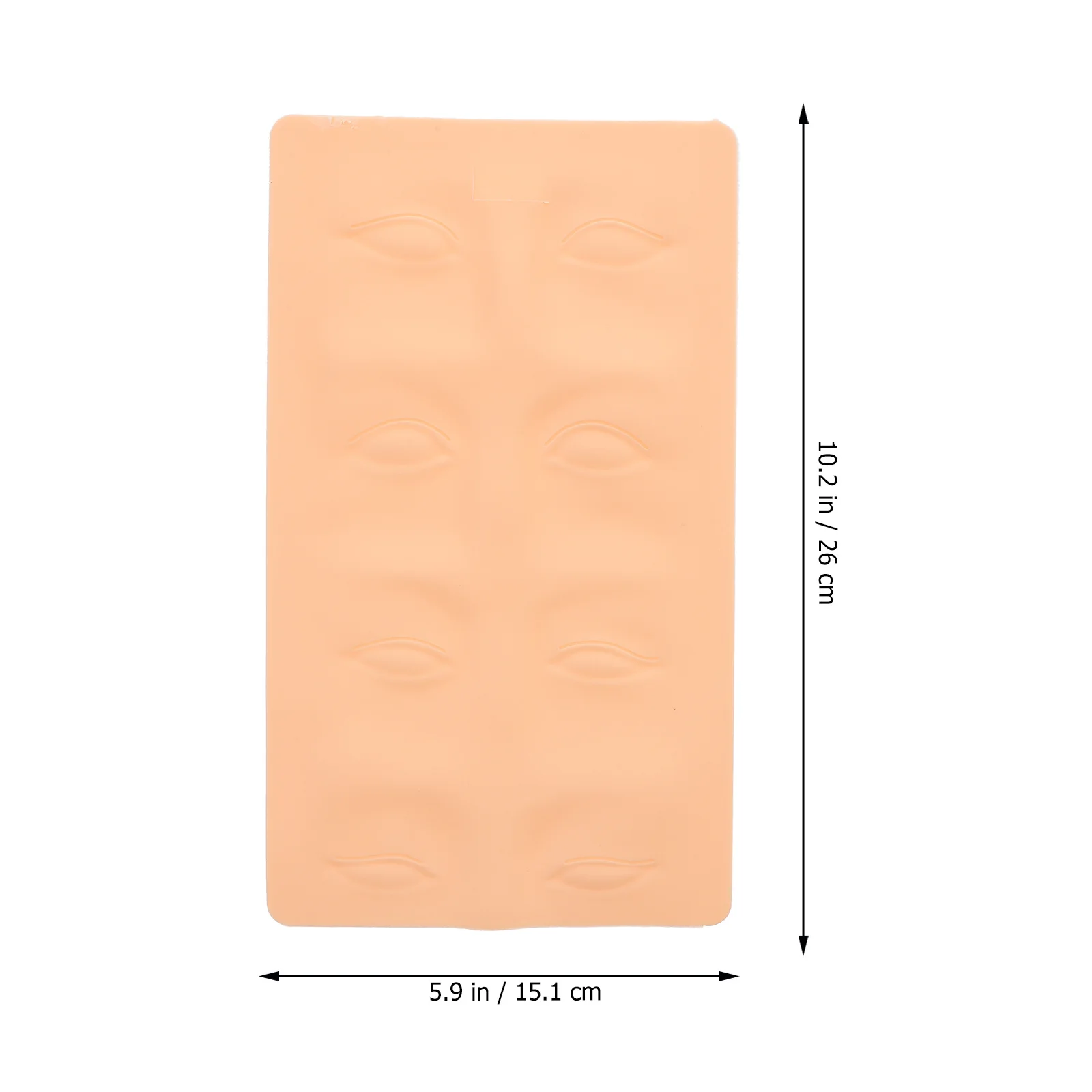 

Eyebrow Microblading Practice Skin 3D Silicone Eyebrows Practice Skin for Tattooing Realistic Feel Easy Operation Beginner and