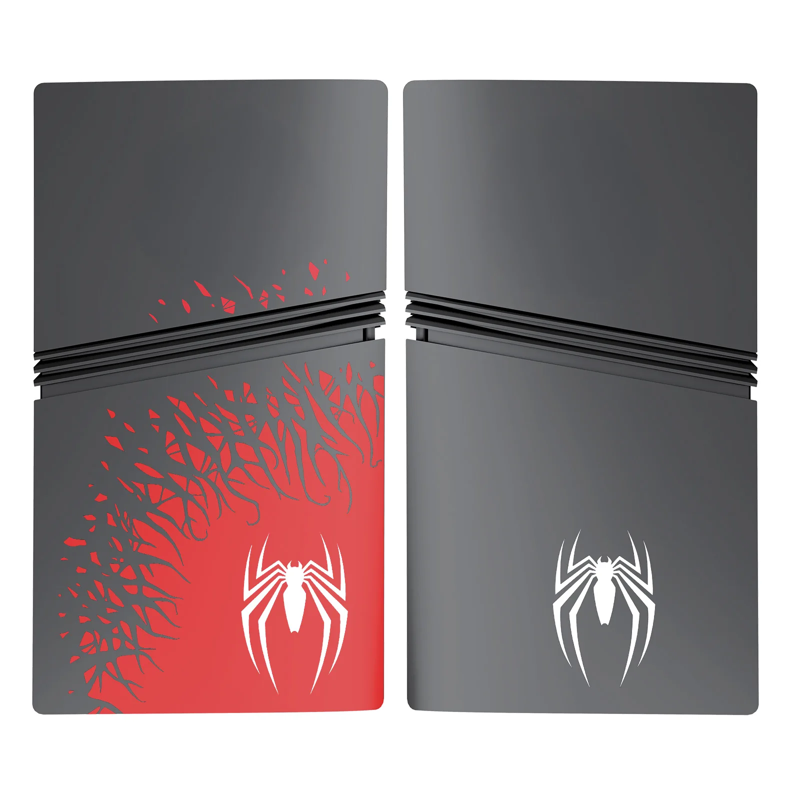 ل PS5 Pro بلاي ستيشن 5 برو القرص/الإصدار الرقمي لوحات غطاء حماية الصلب ABS الغبار استبدال الجانب شل العنكبوت