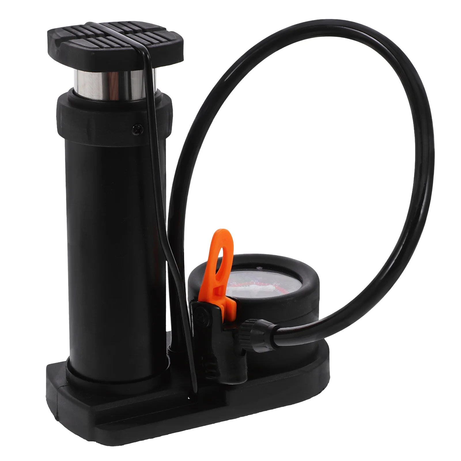 Air Pump for Inflatables Tire Floor High-pressure Foot Bike Pumps Inflator Activated Black