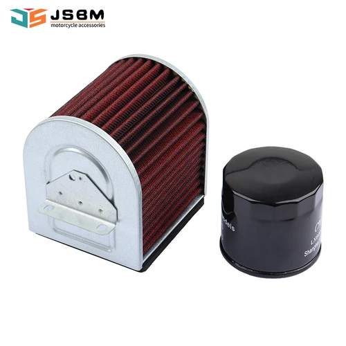 Imagen 2 del producto Accesorios para motocicletas JSBM, filtros de aire de alto flujo, filtros de aceite para Loncin VOGE 500DS 500R 500AC LX500-A 500 DS R AC, elemento limpiador de admisión de motor.