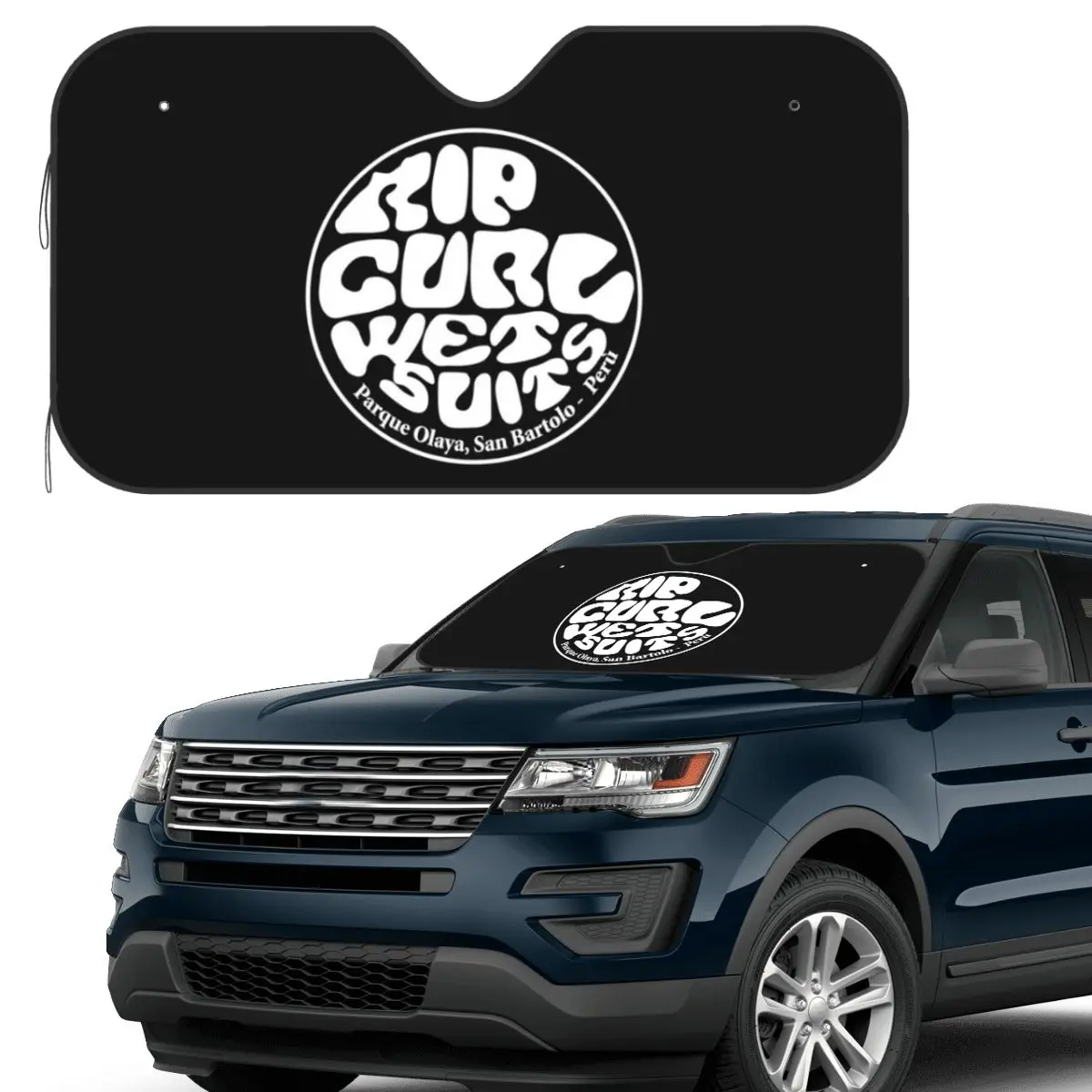 

Best Selling Rip Curl Wet Suits Sunshade Windscreen Car Front Windshield Window Sun Visor Accessories Covers