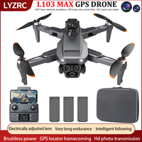 New LYZRC L103 MAX GPS Drone Professional HD Camera Obstacle Avoidance Anti-Shake Brushless Wifi FPV Foldable RC Quadcopter Toys