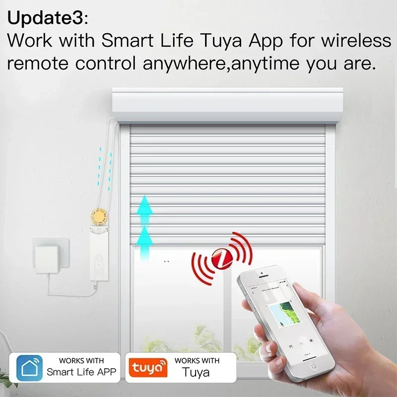 ZigBee persianas enrollables motorizadas inteligentes/Motor de accionamiento Tuya Smart Life aplicación remota Control DIY Alexa Google Home Control de voz