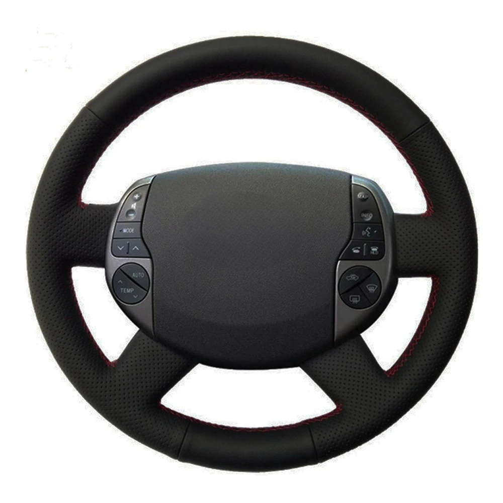 Car Steering Wheel Cover Black Artificial Leather For Toyota Prius 20(XW20) 2004 2005 2006 2007 2008 2009