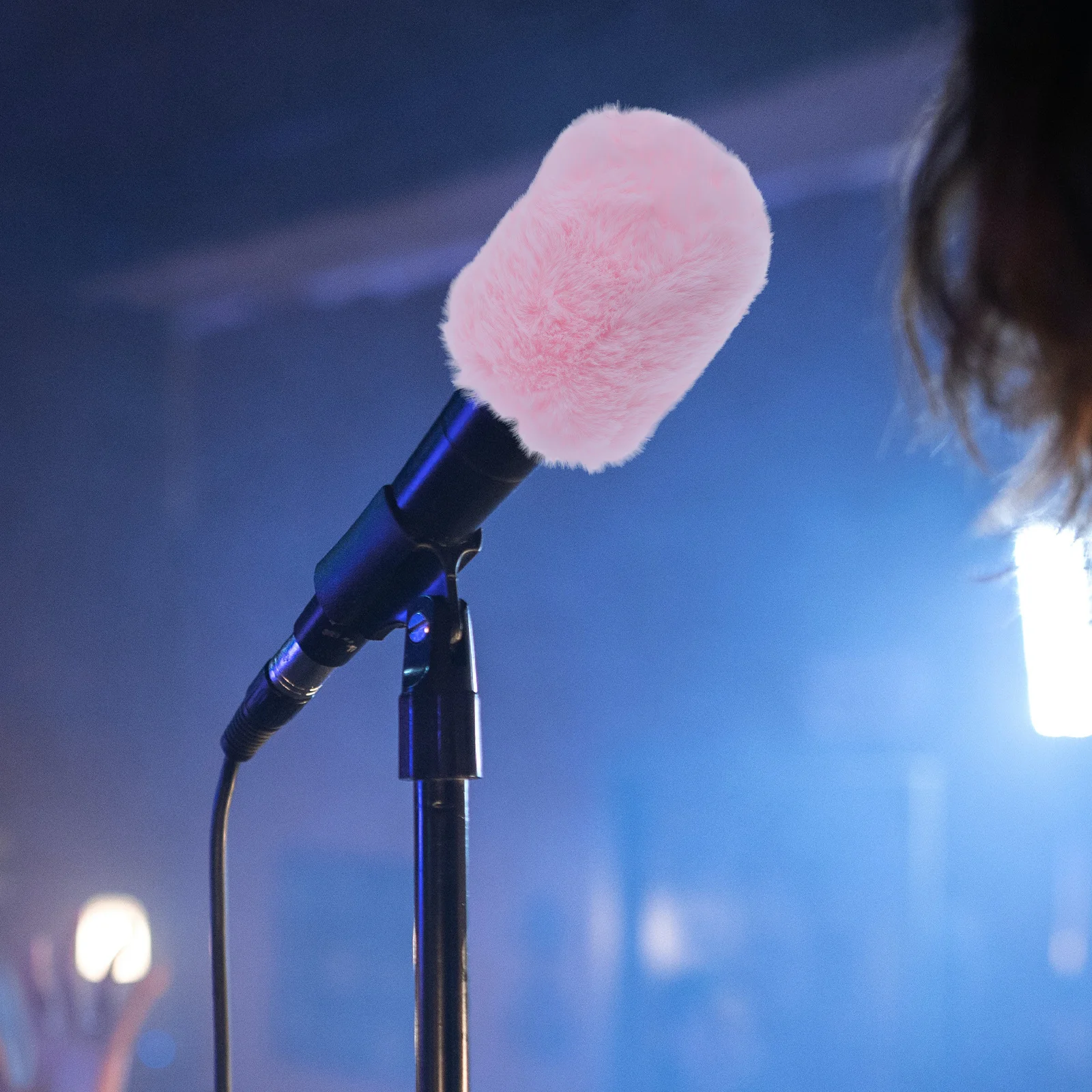 

Microphone Windscreen Artificial Mic Cover Windproof Spit Proof For Mk4 Recording Streaming Audio