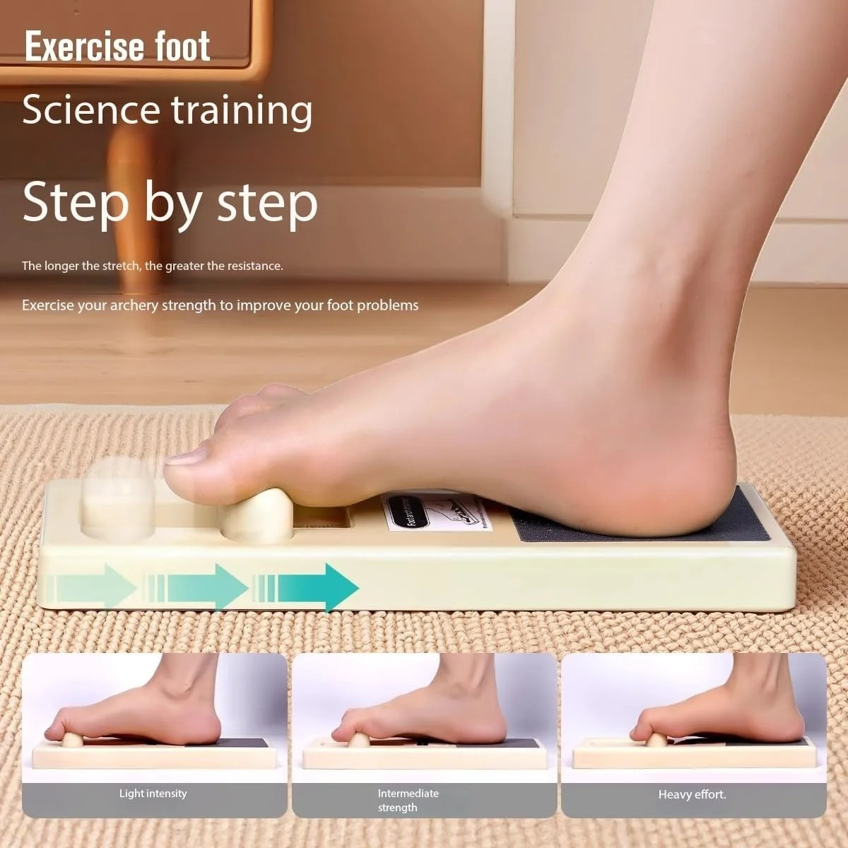 Wooden Single-Leg Ankle Balance Board