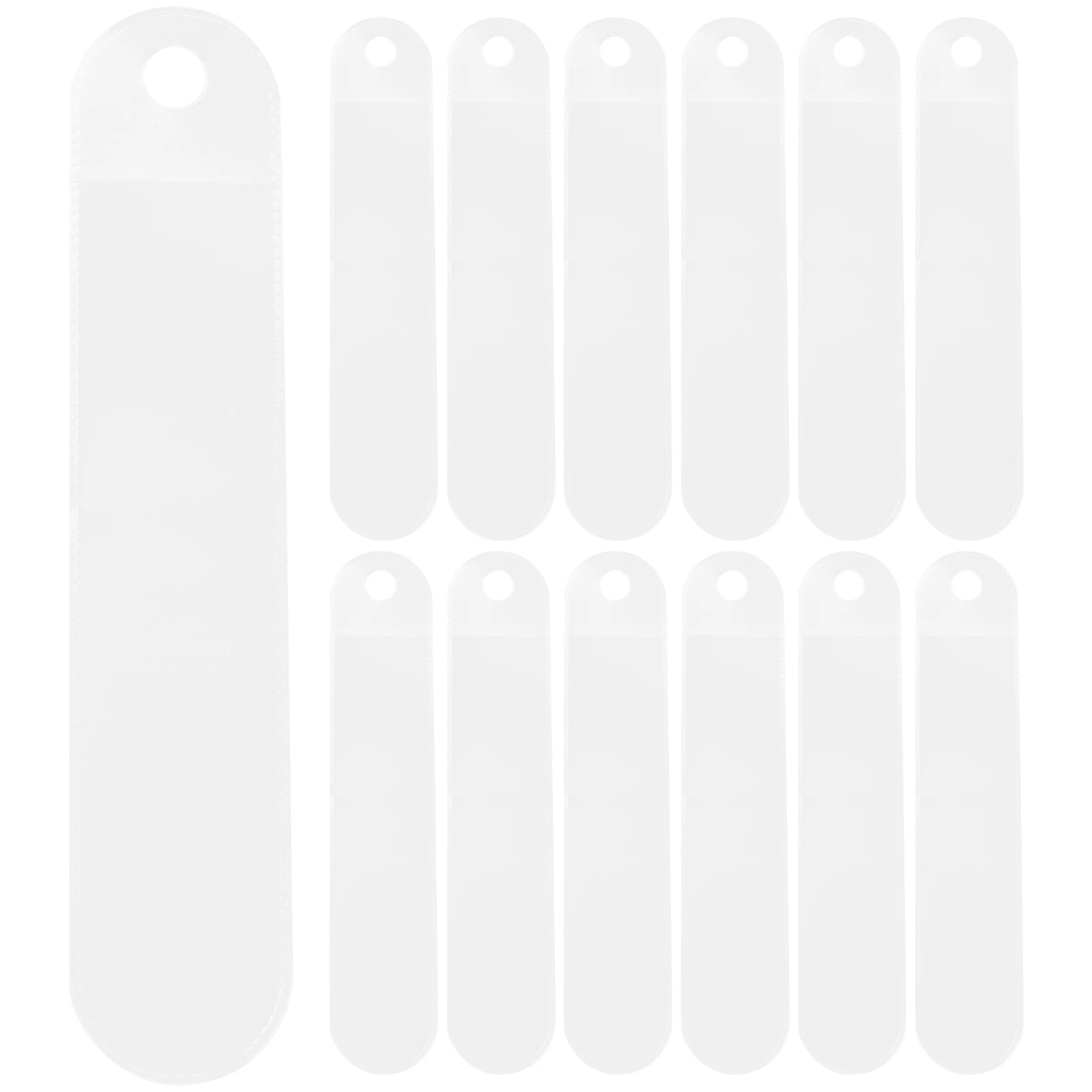 

50 Pcs Pen Case Frosted Bag Stationery Storage Fabric Holders Thin Pencil Cute Handmade Pouch