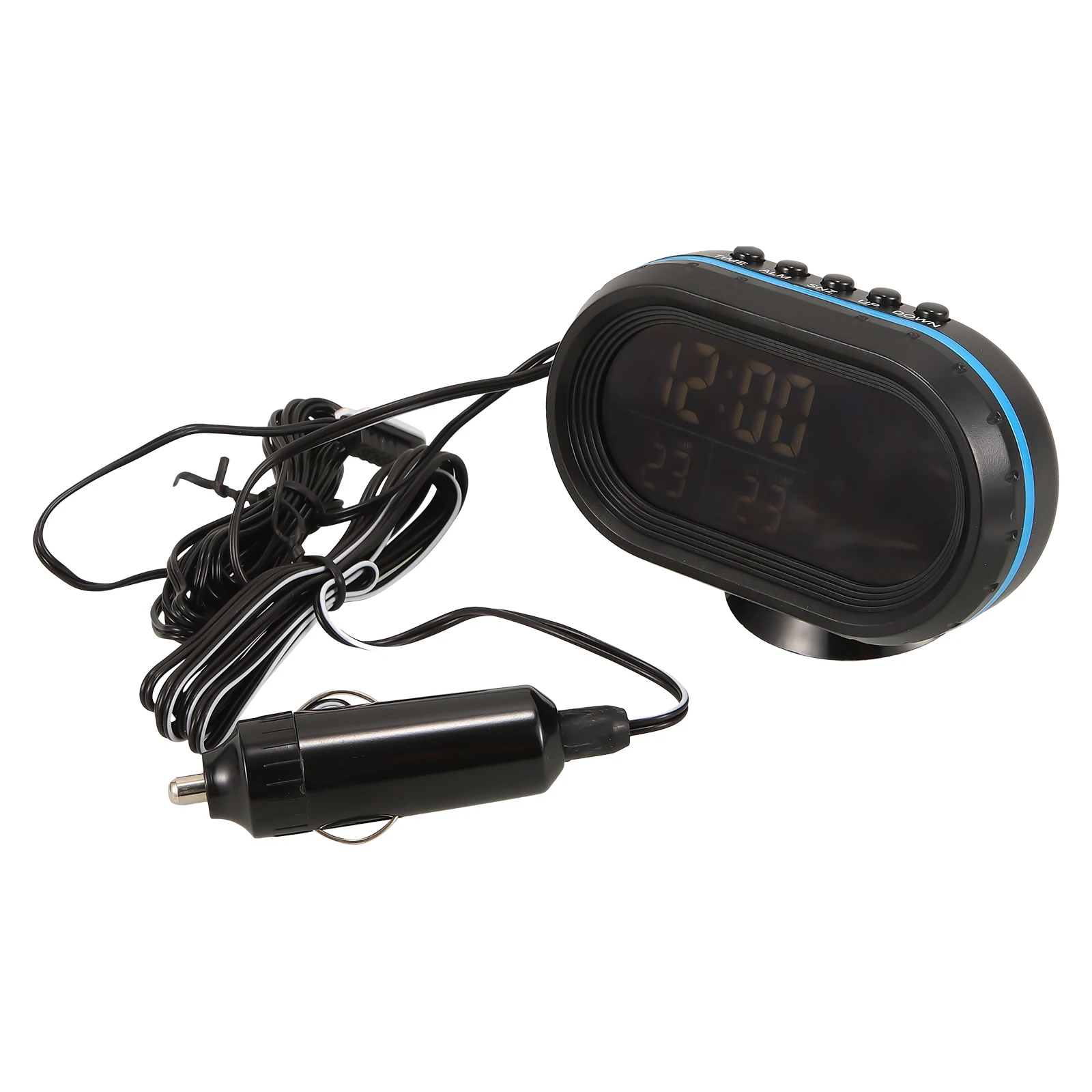 

3-In-1 Car Voltmeter Clock Digital Thermometer Dashboard Display Temperature Meter Automotive Play For Vehicle