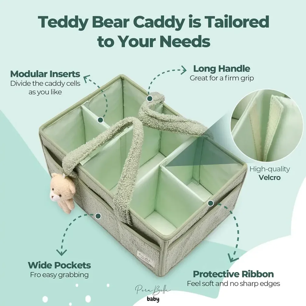 Baby Diaper Hanging Bags Portable Pet Supplies Storage Travel Baby Stroller Accessories Organizer Mommy Tote Bag Foldable