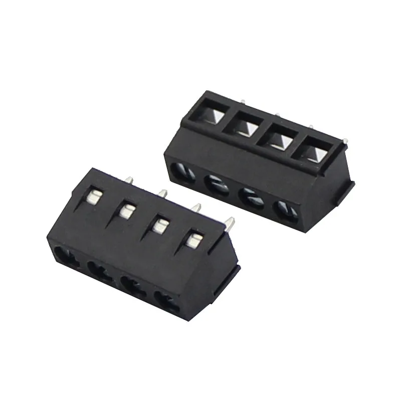 100PIN 5.0MM Black DG127 2P 3P PCB SCREW TERMINAL BLOCKS  PLASTIC HEIGHT 10mm DEGSON  MKDSN1.5/-5.0 KF127 ELK500V  MB612 WJ127