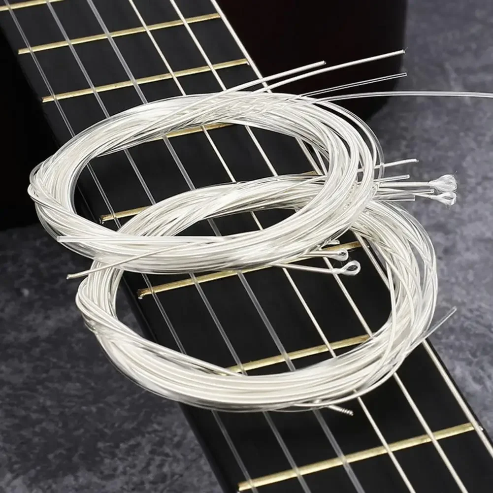 Classical Guitar Strings Guitar Strings 6Pcs Strings Durable Anti-oxidation Metal for Concert Guitar Classical